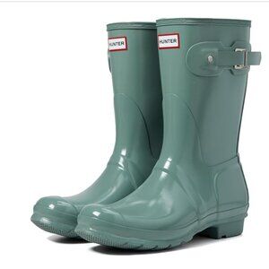 Hunter Women's Original Short Gloss Rain Boots 5M